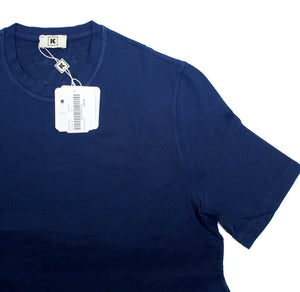 Kired Kiton T-Shirt Navy Crêpe Cotton EU 50/ M