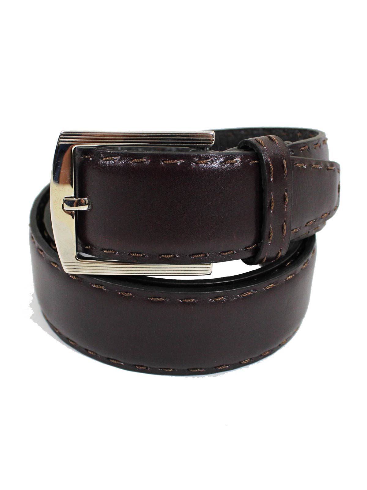 Kiton Leather Belt Brown Men