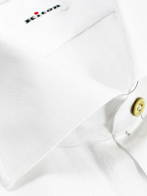 Kiton Shirt White Sartorial Dress Shirt 41 - 16 SALE