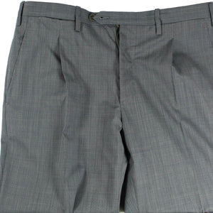Kiton Suit Gray Blue 14 Micron Wool Pants