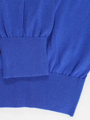 Silk Sweater Royal Blue