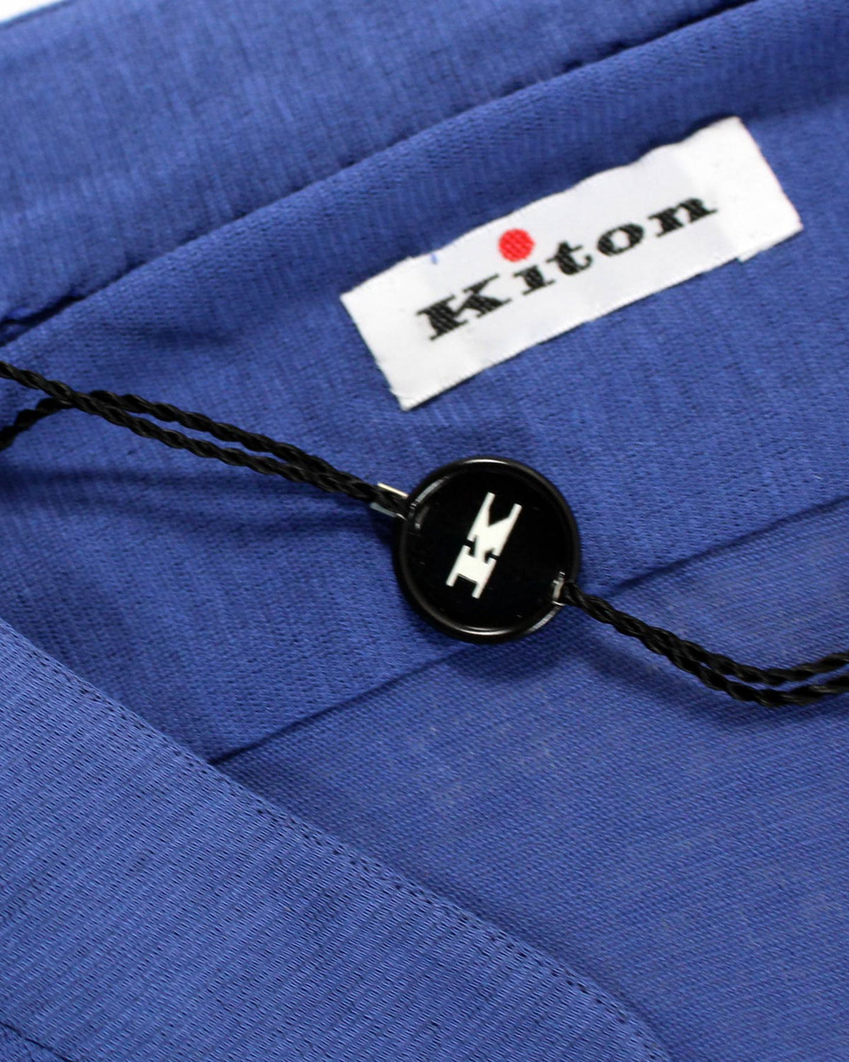 Kiton Band Collar Shirt Dark Blue 39 - 15 1/2 SALE