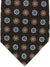 Kiton Sevenfold Tie Brown Black Blue Rust Orange Floral