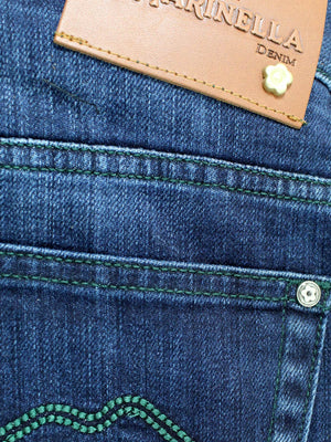 E. Marinella Jeans Dark Blue 31 Slim Fit Tokyo Zip Fly SALE