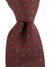 E. Marinella Silk Tie Maroon Green Geometric