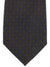 E. Marinella Silk Tie Brown Navy Green Geometric - Narrow Necktie