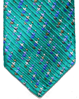 Vitaliano Pancaldi Pleated Silk Tie