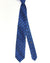 Stefano Ricci Tie Black Royal Blue Geometric Design - Pleated Silk