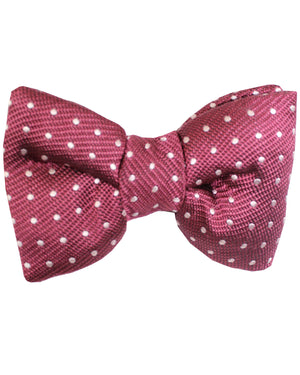 Tom Ford Silk Bow Tie Dust Pink Dots
