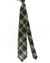 Tom Ford Silk Tie Green Gray Plaid