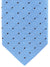 Massimo Valeri Extra Long Tie Sky Blue Brown Dots Hand Made In Italy