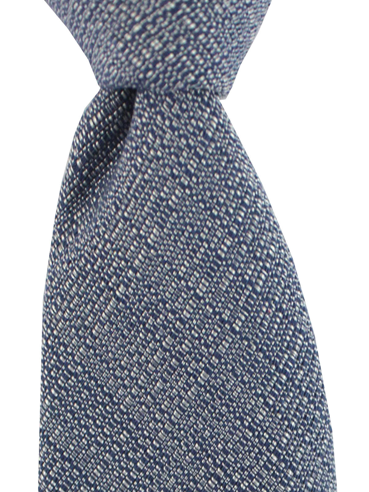 Massimo Valeri Extra Long Tie Gray Textured Hand Made In Italy