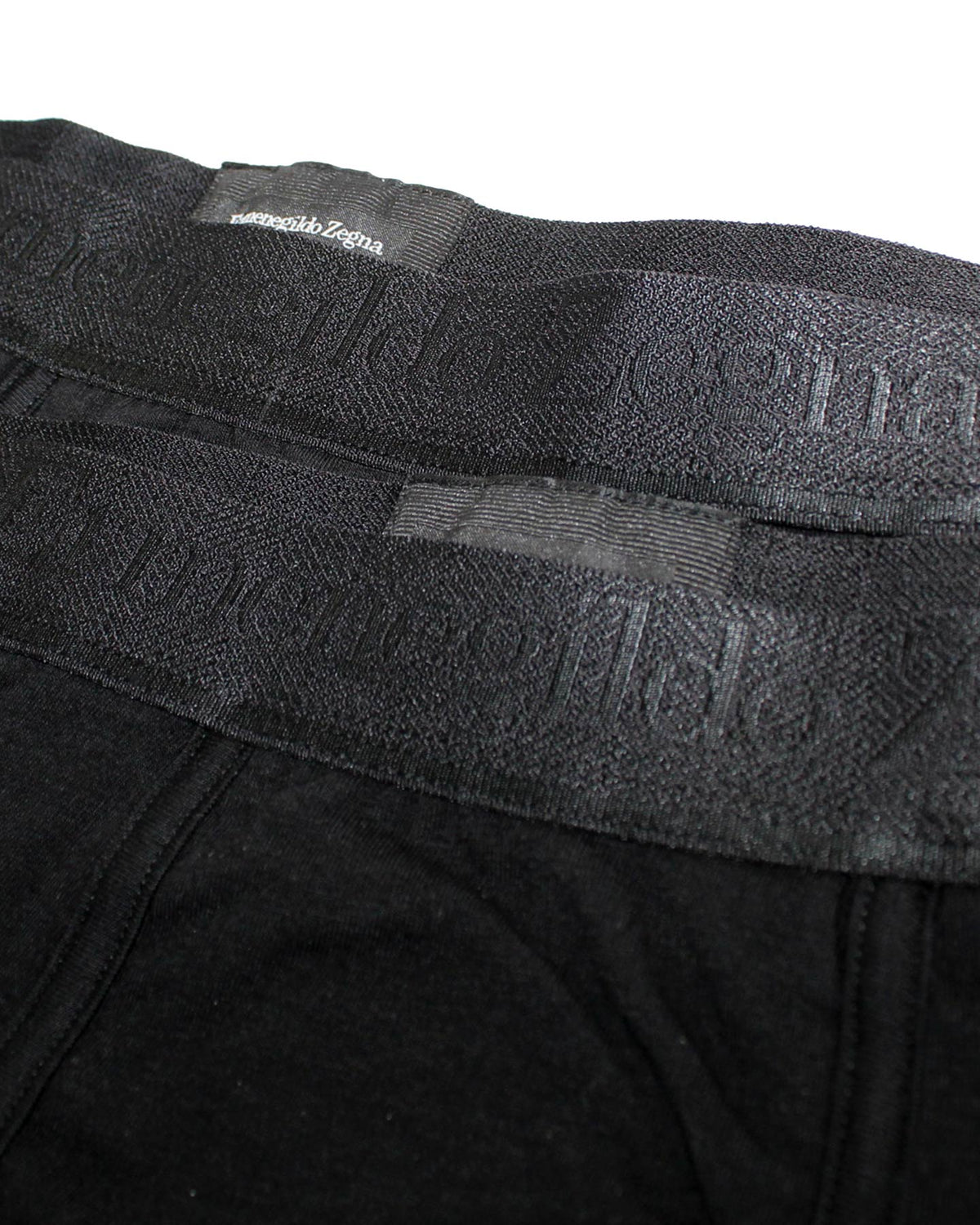 Ermenegildo Zegna Boxer Briefs Black - Men Underwear 2 Pack Stretch Cotton XXL REDUCED SALE