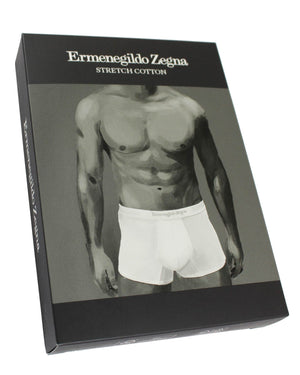 Ermenegildo Zegna Boxer Brief Black Men Underwear Stretch Cotton XXXL