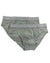 Ermenegildo Zegna Underwear Gray Stretch Cotton Midi Brief 