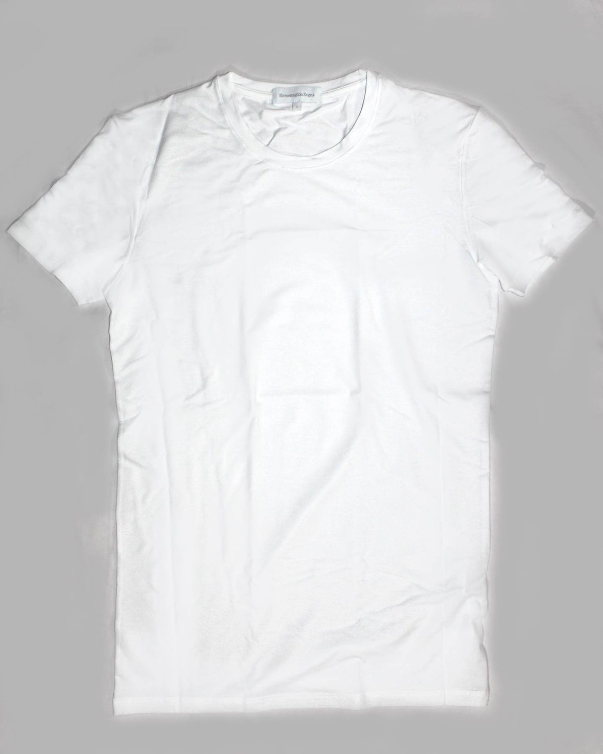 Ermenegildo Zegna T-Shirt Round Neck White Micromodal S SALE