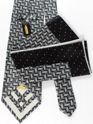 Zilli Tie & Matching Pocket Square Set 