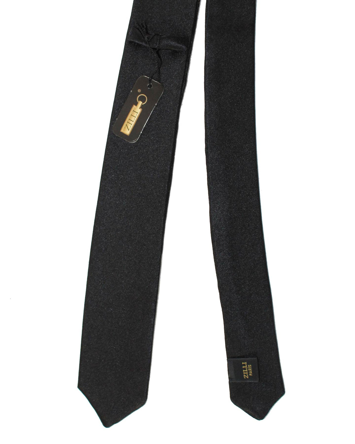 Zilli Skinny Tie Black Gray Unique Design SALE