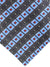 Zilli Extra Long Necktie Gray Blue Red Stripes