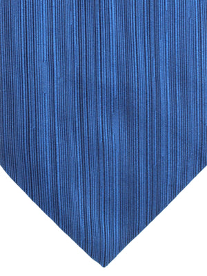 Zilli Extra Long Tie Dark Blue Grosgrain