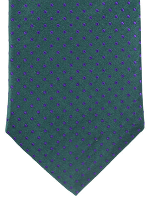 Zilli Extra Long Tie Teal Purple 